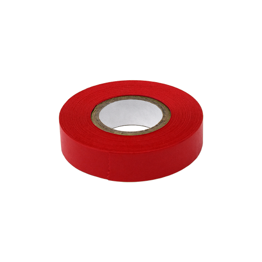 Globe Scientific LT-05X500R Labeling Tape 1/2" x 500" per Roll 6 Rolls/Box Red