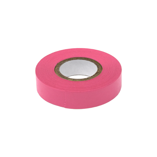 Globe Scientific LT-05X500RS Labeling Tape 1/2" x 500" per Roll 6 Rolls/Box Rose