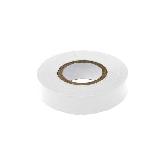 Globe Scientific LT-05X500W Labeling Tape 1/2" x 500" per Roll 6 Rolls/Box White