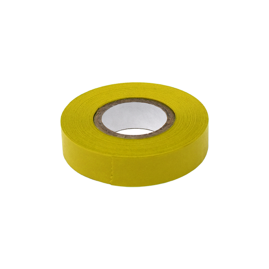 Globe Scientific LT-05X500Y Labeling Tape 1/2" x 500" per Roll 6 Rolls/Box Yellow