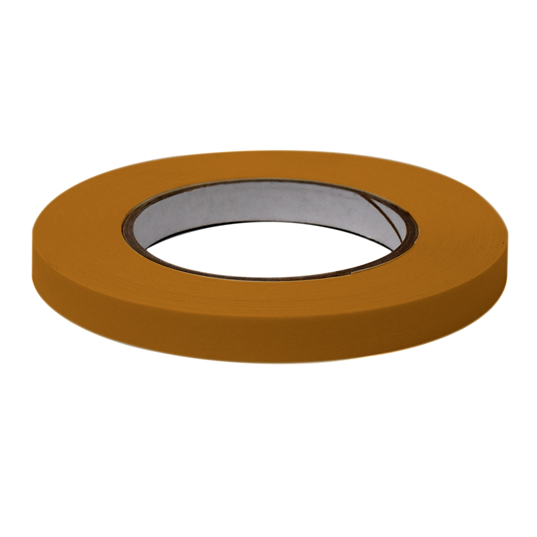 Globe Scientific LT-05X60C Labeling Tape 1/2" x 60yd per Roll 6 Rolls/Case Copper