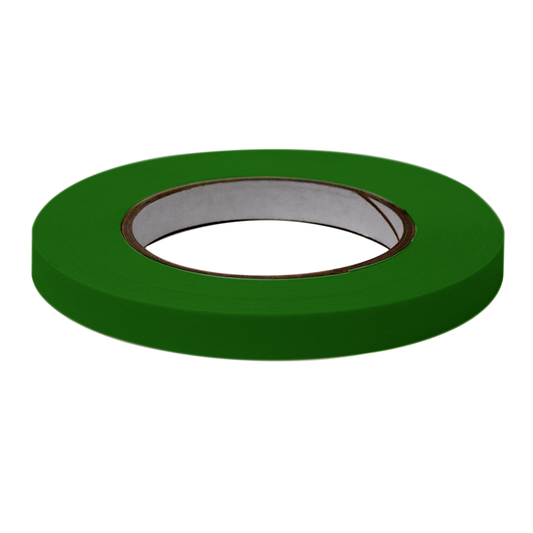 Globe Scientific LT-05X60DKG Labeling Tape 1/2" x 60yd per Roll 6 Rolls/Case Dark Green