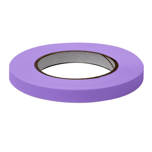 Globe Scientific LT-05X60L Labeling Tape 1/2" x 60yd per Roll 6 Rolls/Case Lavender