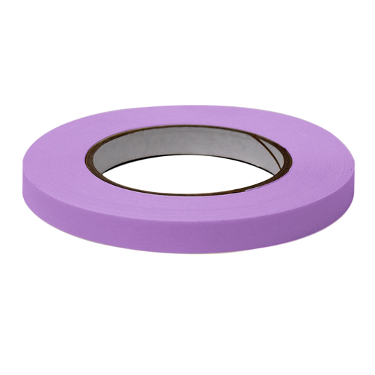 Globe Scientific LT-05X60V Labeling Tape 1/2" x 60yd per Roll 6 Rolls/Case Violet