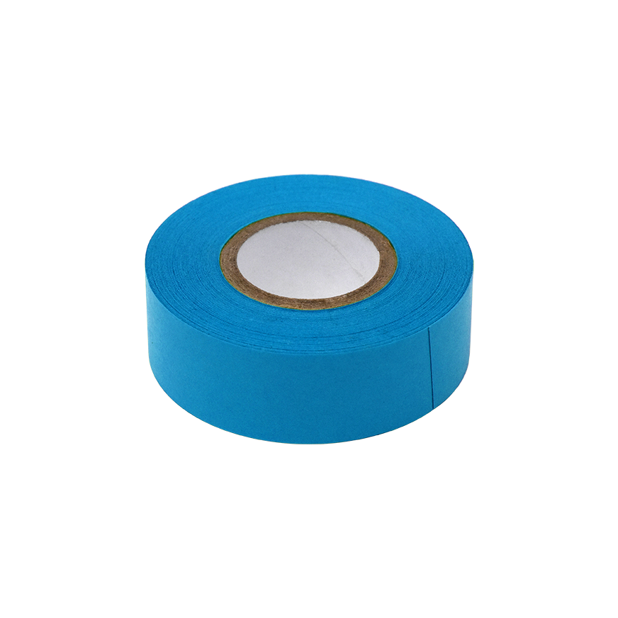 Globe Scientific LT-075X500B Labeling Tape 3/4" x 500" per Roll 4 Rolls/Box Blue