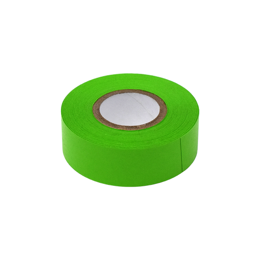 Globe Scientific LT-075X500G Labeling Tape 3/4" x 500" per Roll 4 Rolls/Box Green