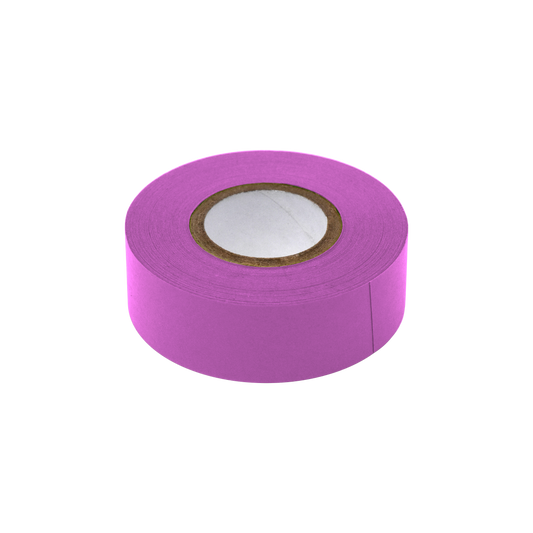 Globe Scientific LT-075X500M Labeling Tape 3/4" x 500" per Roll 4 Rolls/Box Magenta
