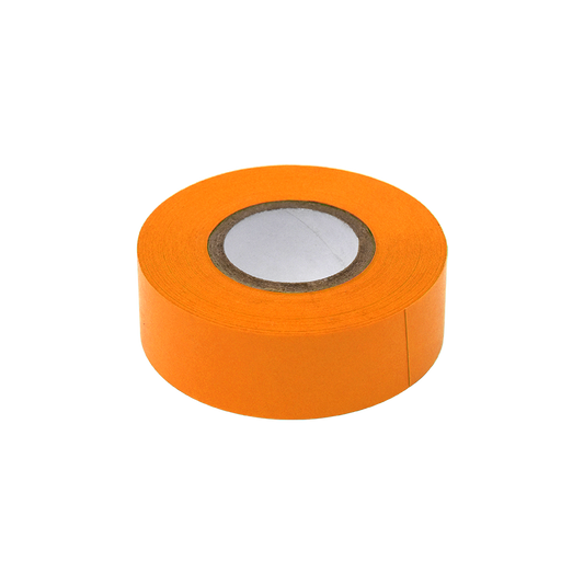 Globe Scientific LT-075X500N Labeling Tape 3/4" x 500" per Roll 4 Rolls/Box Orange