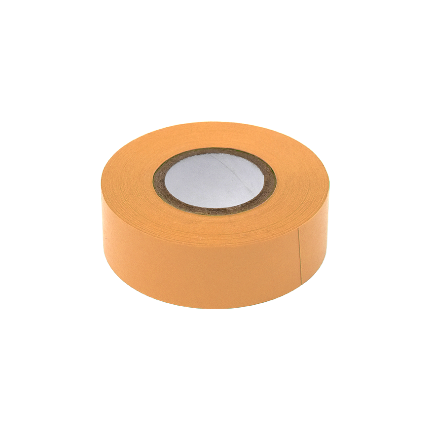 Globe Scientific LT-075X500S Labeling Tape 3/4" x 500" per Roll 4 Rolls/Box Salmon