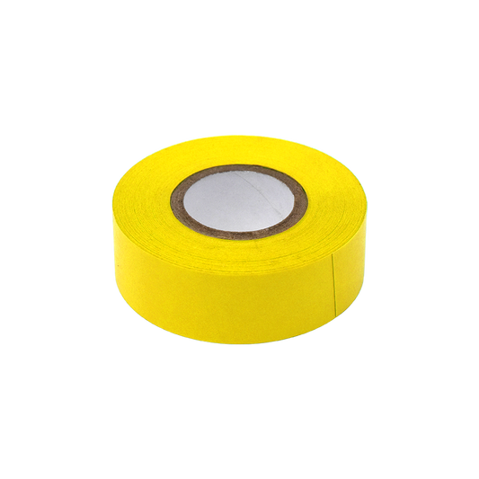Globe Scientific LT-075X500Y Labeling Tape 3/4" x 500" per Roll 4 Rolls/Box Yellow