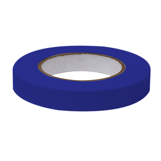 Globe Scientific LT-075X60DKB Labeling Tape 3/4" x 60yd per Roll 4 Rolls/Case Dark Blue