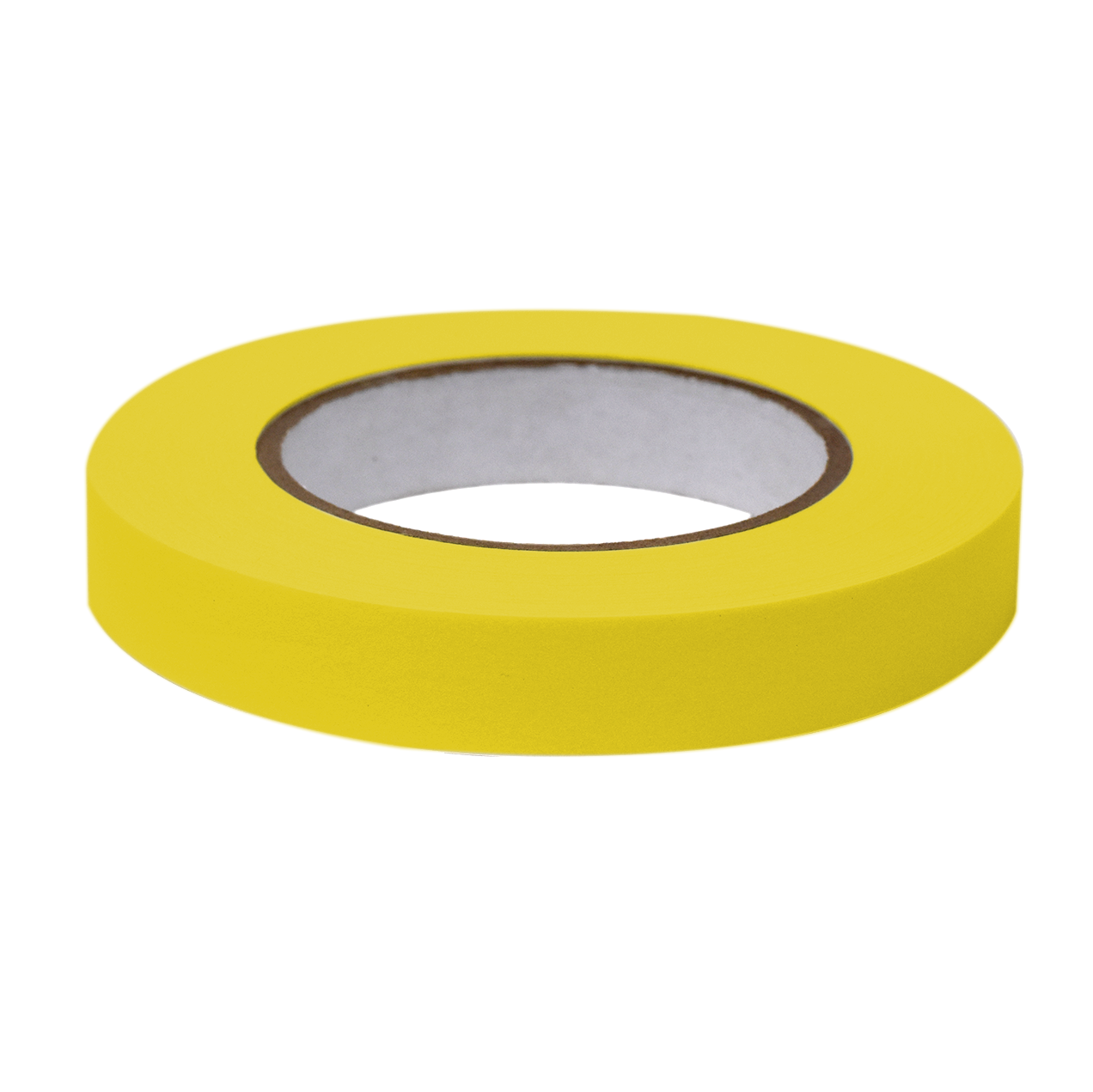 Globe Scientific LT-075X60Y Labeling Tape 3/4" x 60yd per Roll 4 Rolls/Case Yellow