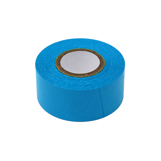 Globe Scientific LT-1X500B Labeling Tape 1" x 500" per Roll 3 Rolls/Box Blue