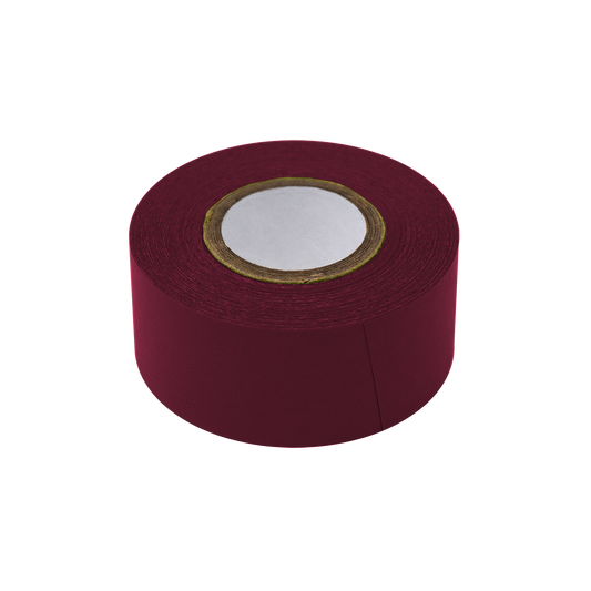 Globe Scientific LT-1X500MR Labeling Tape 1" x 500" per Roll 3 Rolls/Box Maroon