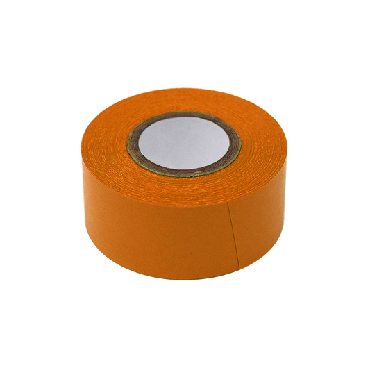 Globe Scientific LT-1X500N Labeling Tape 1" x 500" per Roll 3 Rolls/Box Orange