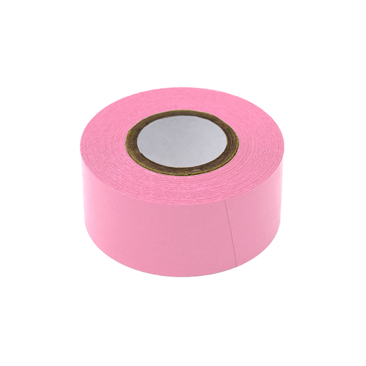 Globe Scientific LT-1X500P Labeling Tape 1" x 500" per Roll 3 Rolls/Box Pink