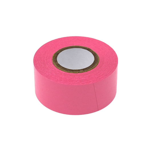 Globe Scientific LT-1X500RS Labeling Tape 1" x 500" per Roll 3 Rolls/Box Rose
