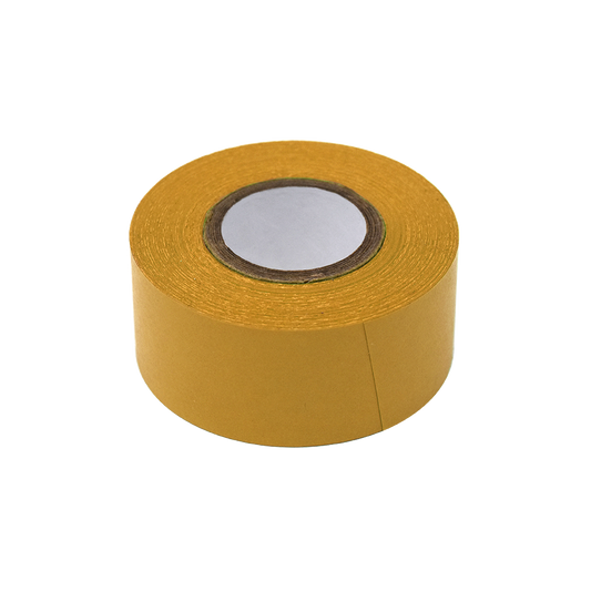 Globe Scientific LT-1X500T Labeling Tape 1" x 500" per Roll 3 Rolls/Box Tan
