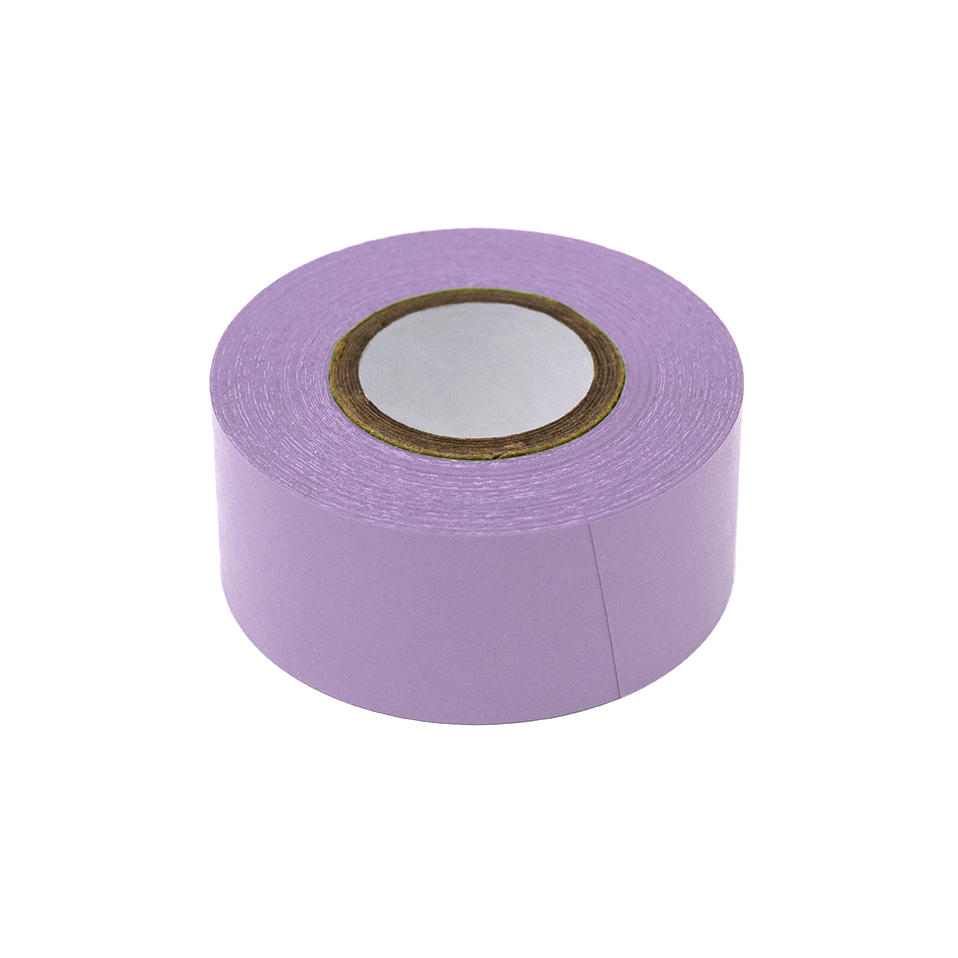 Globe Scientific LT-1X500V Labeling Tape 1" x 500" per Roll 3 Rolls/Box Violet