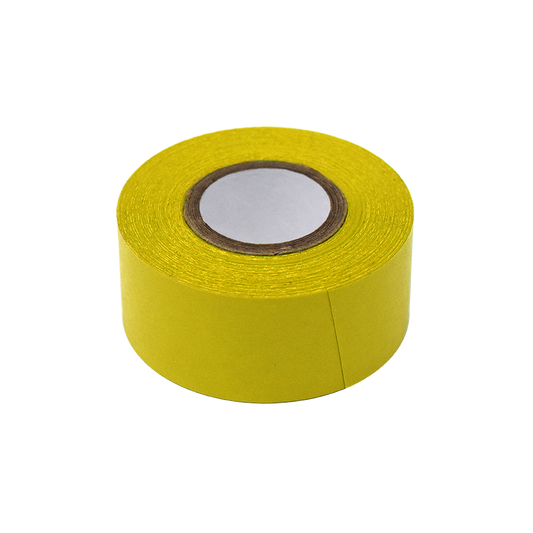 Globe Scientific LT-1X500Y Labeling Tape 1" x 500" per Roll 3 Rolls/Box Yellow
