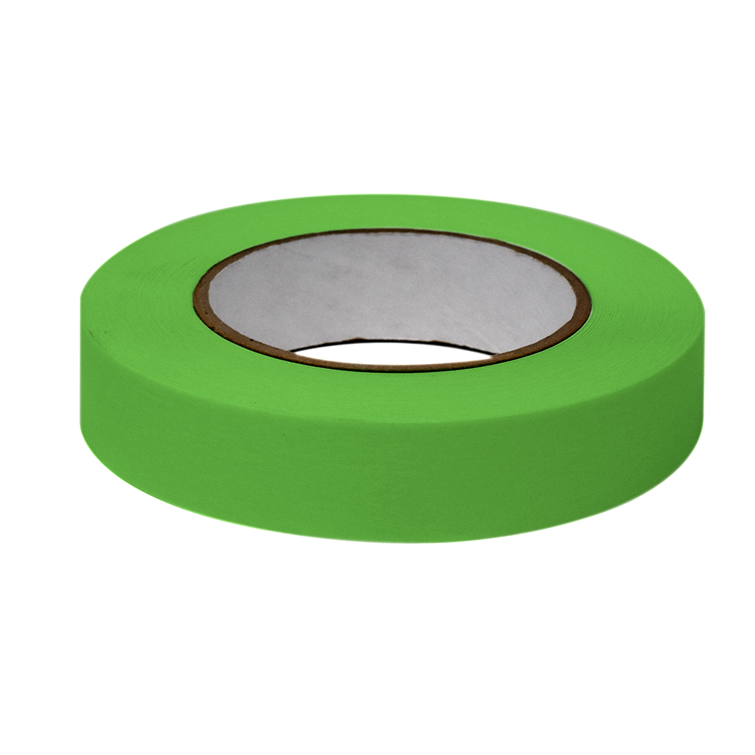 Globe Scientific LT-1X60G Labeling Tape 1" x 60yd per Roll 3 Rolls/Case Green