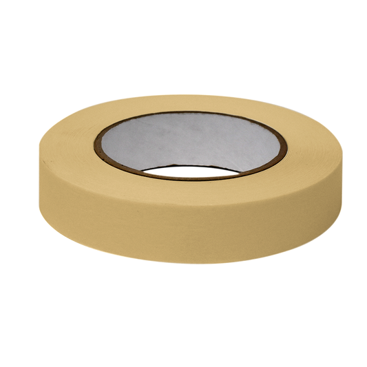 Globe Scientific LT-1X60T Labeling Tape 1" x 60yd per Roll 3 Rolls/Case Tan