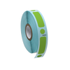 Globe Scientific LTC-38X13-95G Label/Dot Combo Roll Cryo Direct Thermal 38x13mm & 9.5mm Dot for 2.0mL Tubes Green