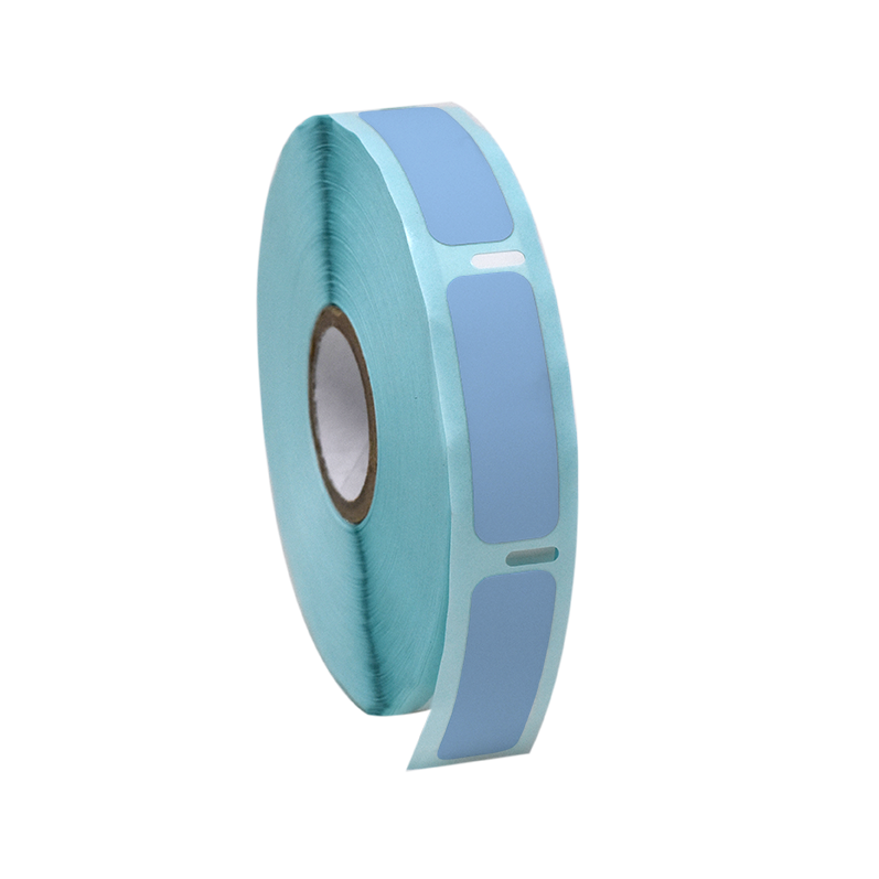 Globe Scientific LTC-38X13B Label Roll Cryo Direct Thermal 38x13mm for Cryogenic Vials Blue