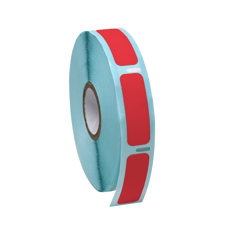 Globe Scientific LTC-38X13R Label Roll Cryo Direct Thermal 38x13mm for Cryogenic Vials Red