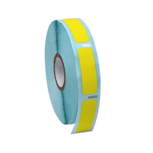 Globe Scientific LTC-38X13Y Label Roll Cryo Direct Thermal 38x13mm for Cryogenic Vials Yellow