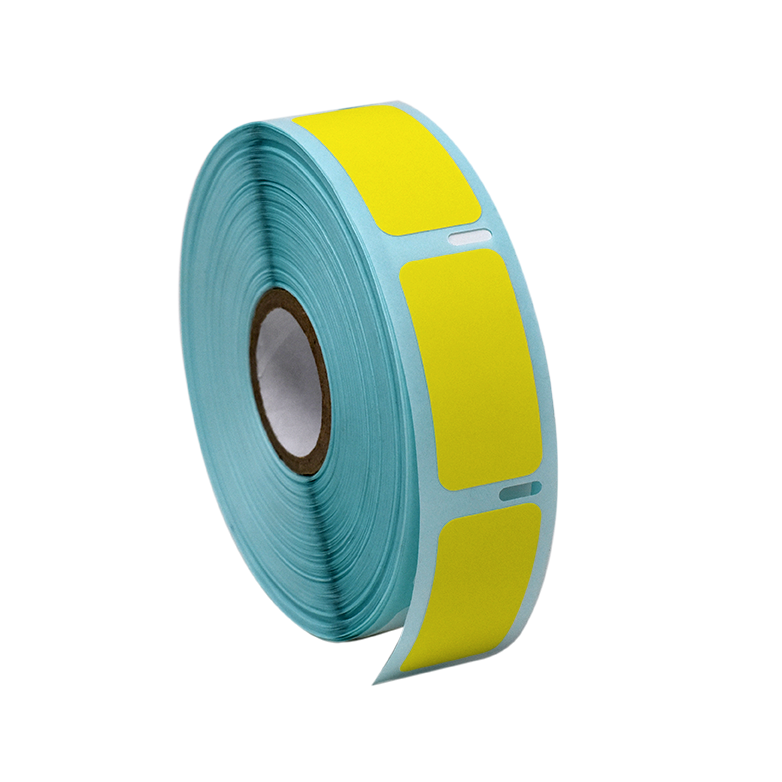 Globe Scientific LTC-38X19Y Label Roll Cryo Direct Thermal 38x19mm for Large Vials and Tubes Yellow