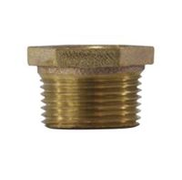 Jones Stephens B74202LF 3/8" x 1/4" Bronze Hex Bushing
