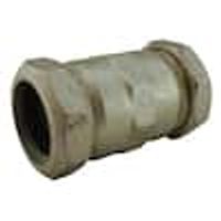 Jones Stephens G1650401 2" x 3/4" Galvanized Iron Reducing Coupling, Banded