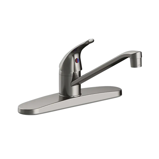Matco-Norca LV-105SS Leverage Single Handle Kitchen Faucet, Stainless Steel