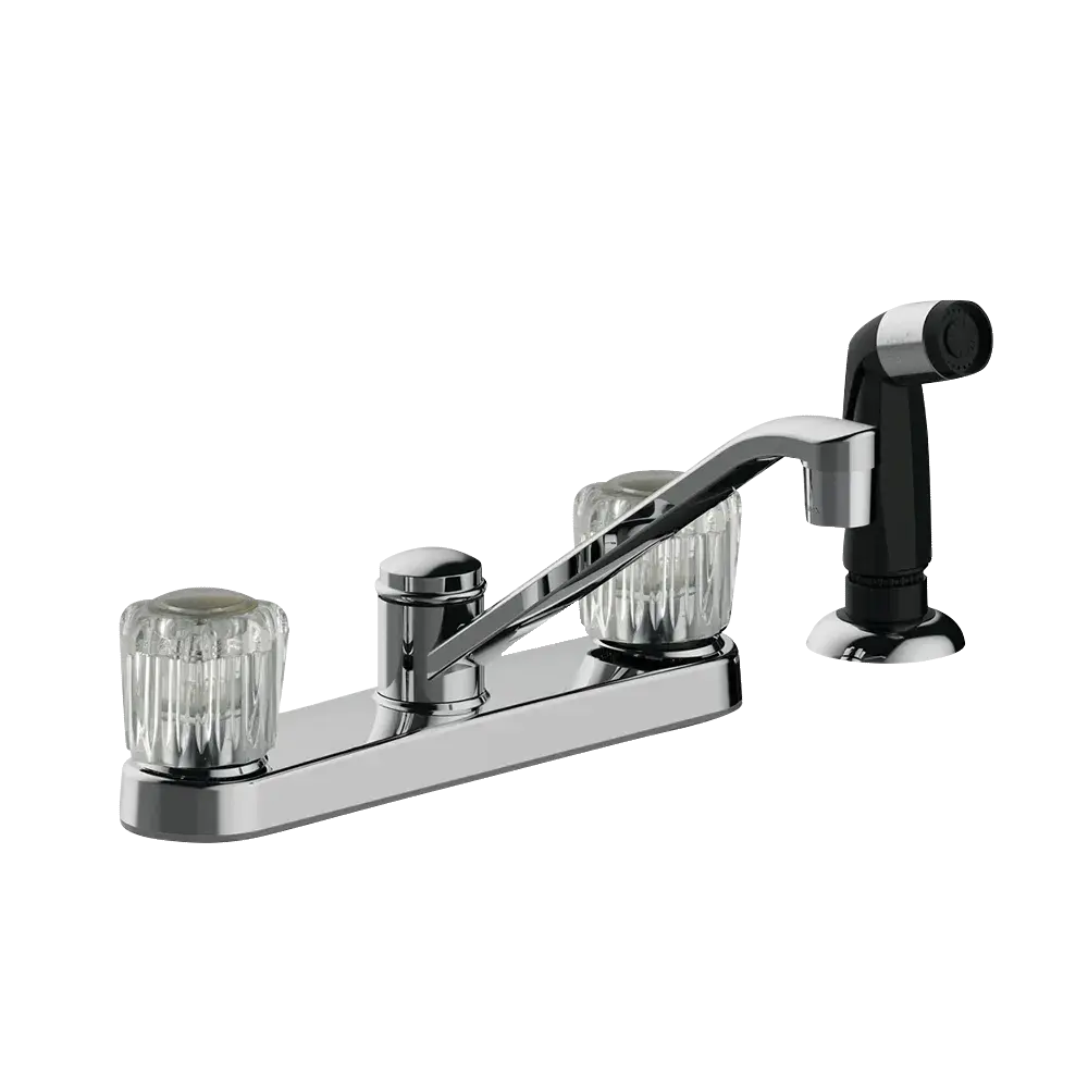 Matco-Norca LV-242C Leverage Two Handle Kitchen Faucet, Chrome