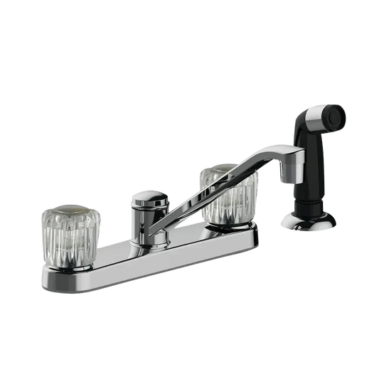 Matco-Norca LV-242C Leverage Two Handle Kitchen Faucet, Chrome