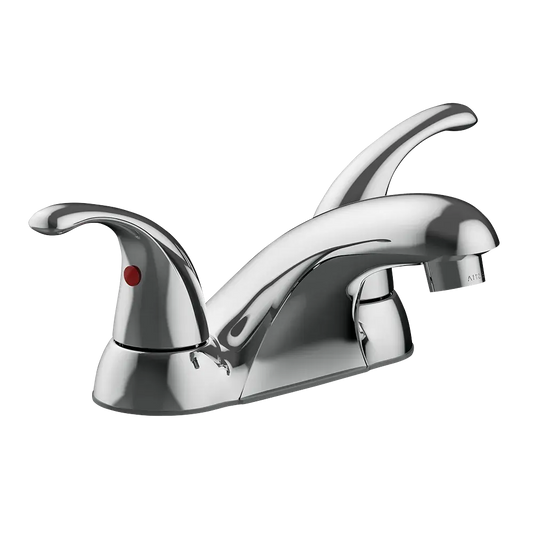 Matco-Norca LV-400CP Leverage Two Handle Ceramic Valve Lavatory Faucets, Chrome