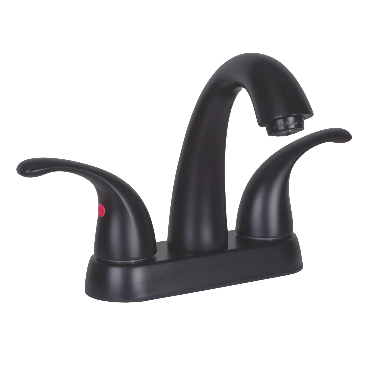 Matco-Norca LV-420MBF Leverage Two Handle Ceramic Valve Lavatory Faucets, Matte Black