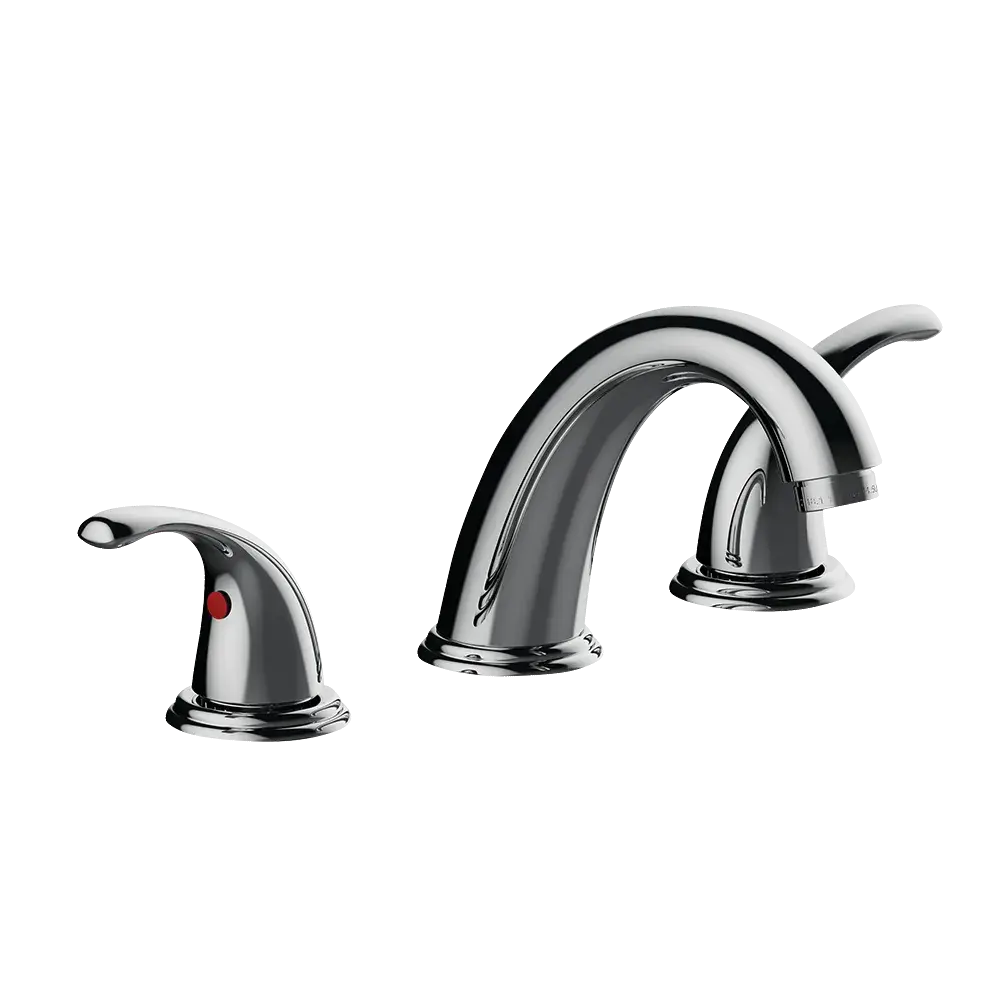 Matco-Norca LV-480CF Leverage Two Handle Ceramic Valve Lavatory Faucets, Chrome