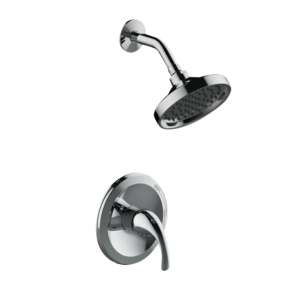 Matco-Norca LV-720CJP Leverage Single Handle Shower Only Trim Kit, Job Pack, Chrome