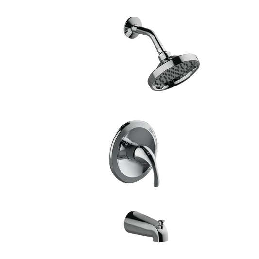 Matco-Norca LV-730CJP Leverage Single Handle Tub & Shower Trim Kit, Job Pack, Chrome