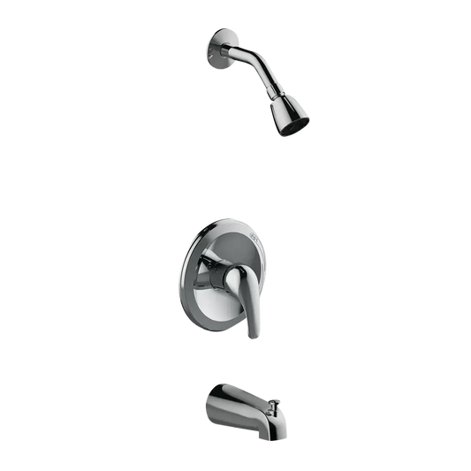 Matco-Norca LV-735CJP Leverage Single Handle Tub & Shower Trim Kit, Job Pack, Chrome