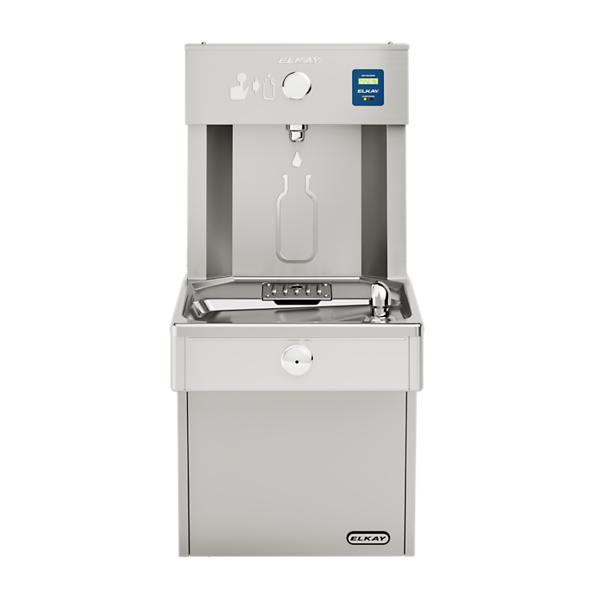 Elkay LVRC8WSK ezH2O® Vandal-Resistant Bottle Filling Station & Single Cooler Filtered Refrigerated Stainless