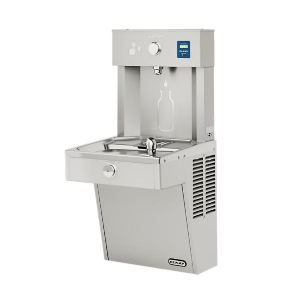 Elkay LVRC8WSK ezH2O® Vandal-Resistant Bottle Filling Station & Single Cooler Filtered Refrigerated Stainless