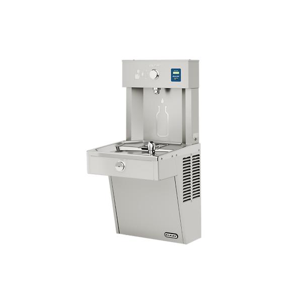 Elkay LVRCDWSK ezH2O® Vandal-Resistant Bottle Filling Station & Single Cooler Filtered Non-Refrigerated Stainless