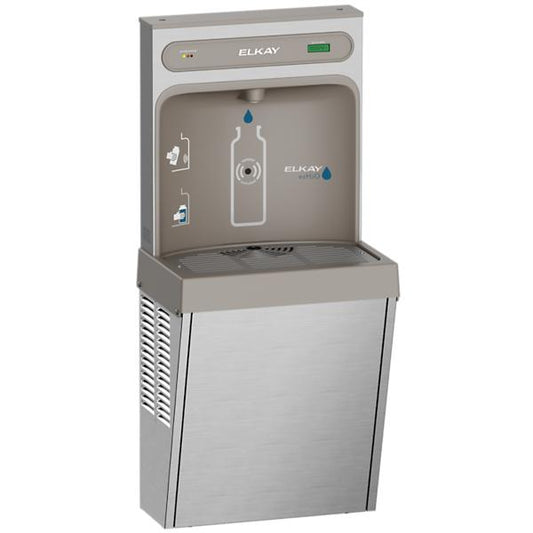 Elkay LZ8WSSSMC ezH2O® Refrigerated Surface Mount Bottle Filling Station Filtered 8GPH Stainless Steel