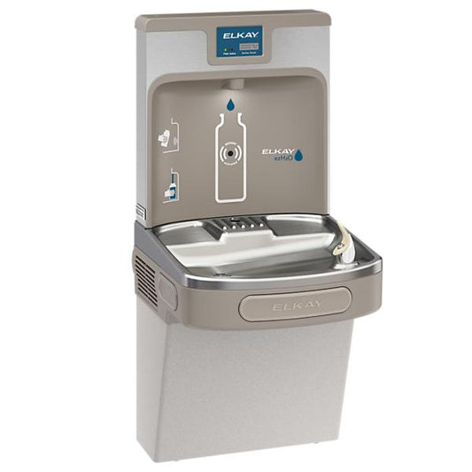 Elkay LZS8WSLP Enhanced ezH2O® Bottle Filling Station & Single ADA Cooler Filtered Refrigerated Light Gray