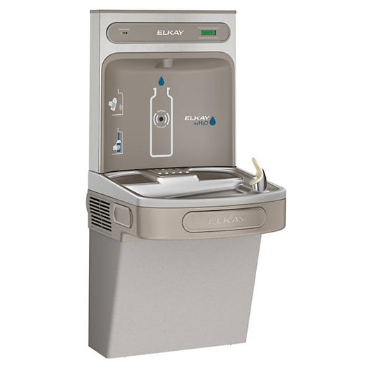 Elkay LZSDWSLK ezH2O® Bottle Filling Station with Single ADA Cooler Filtered Non-Refrigerated Light Gray