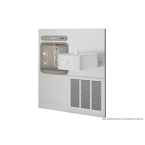 Elkay LZWS-ERFP8-RF ezH2O® Retrofit Bottle Filling Station for Soft Sides® Fountain Filtered Refrigerated Stainless