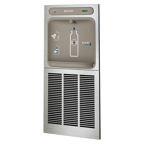 Elkay LZWSGRN8K ezH2O® In-Wall Bottle Filling Station High Efficiency Filtered Refrigerated Stainless